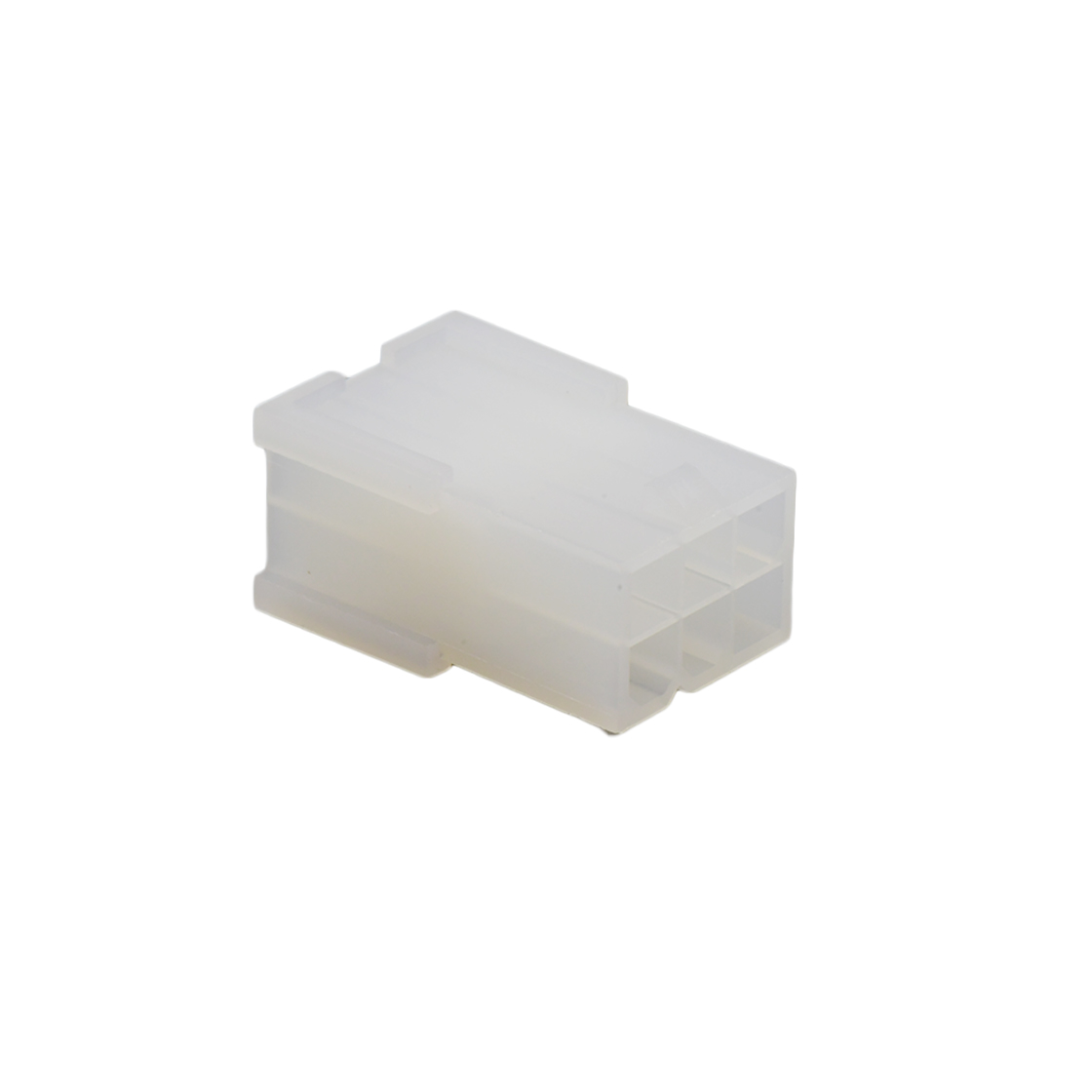 Pitch 4.20mm Female 双排 Housing 无耳 2X3Pin 本色 PA66,94V-2